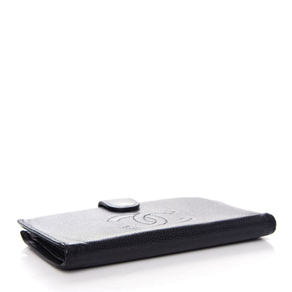 Chanel Caviar Timeless CC French Wallet Black 4 of 10