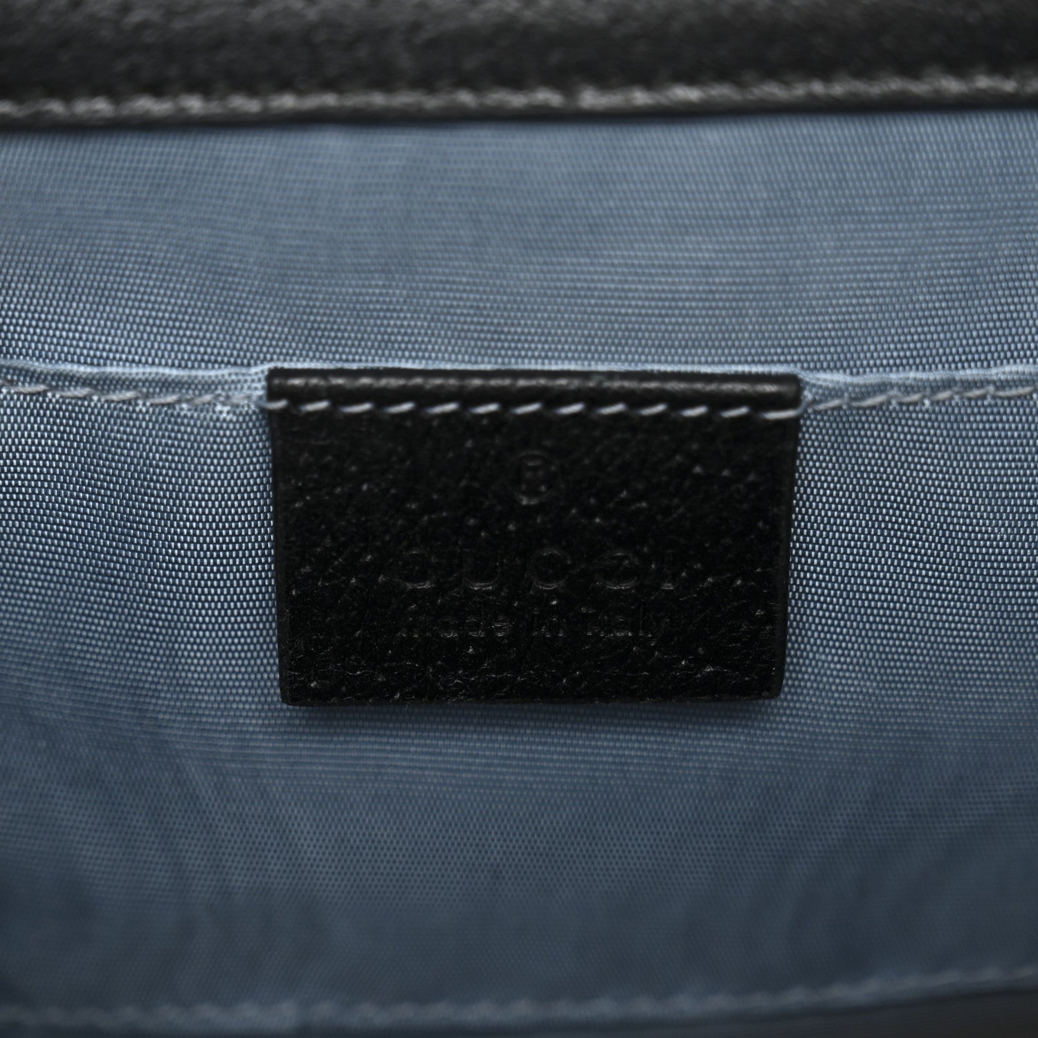 Gucci Grained Calfskin Bee Star Small Padlock Shoulder Bag Black 6 of 13