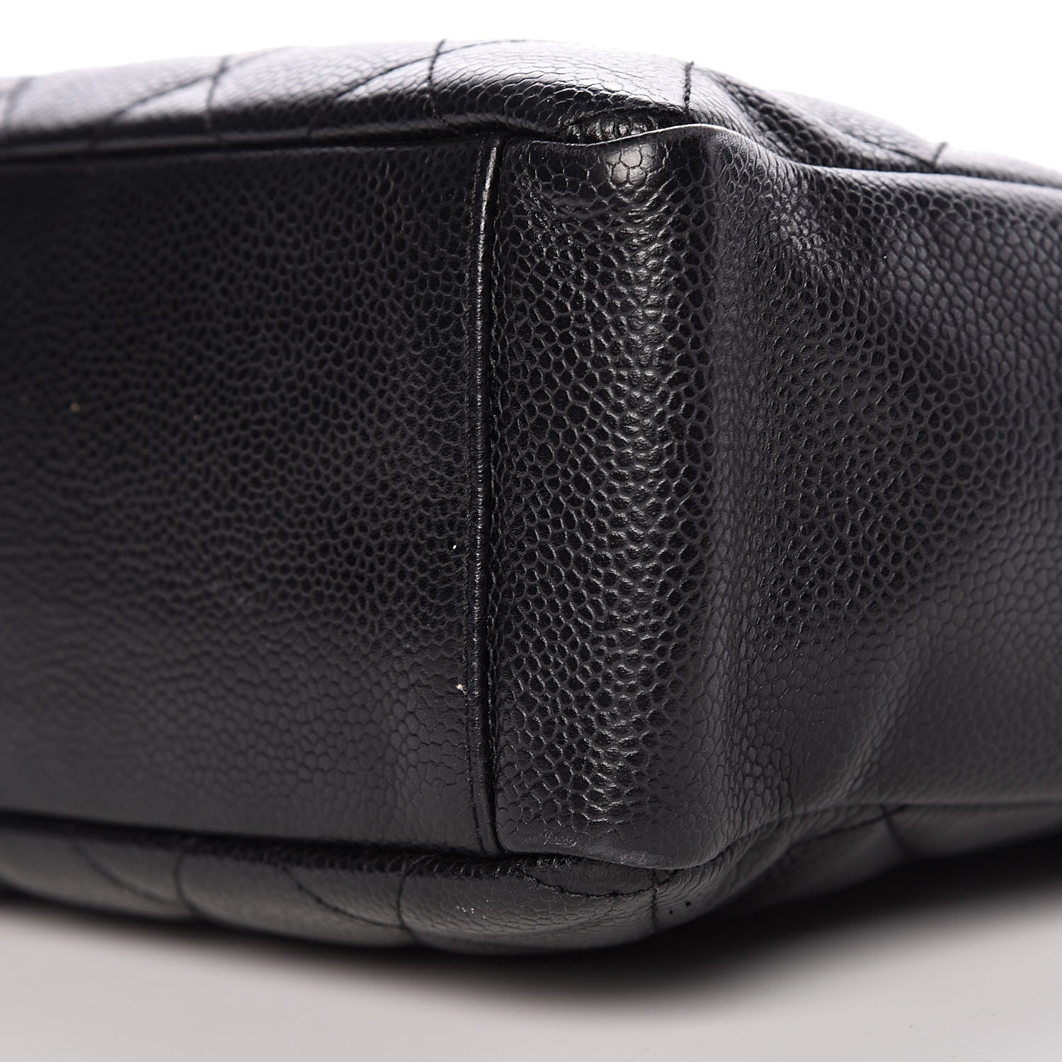 Chanel Caviar Quilted Petit Shopping Tote PST Black 9 of 11