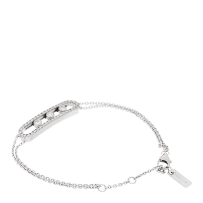 Messika 18K White Gold Diamond Move Classique Pave Bracelet 2 of 5
