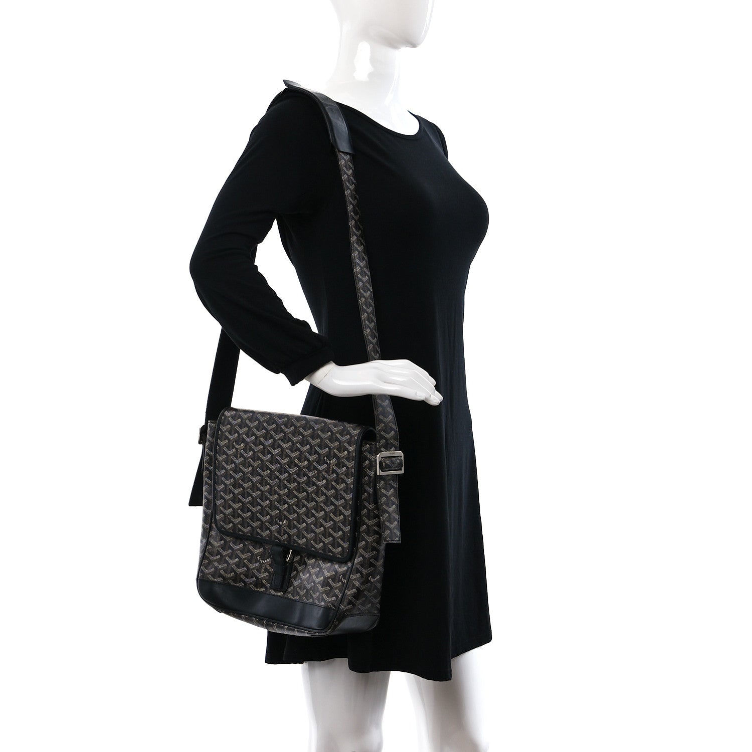 Goyard Goyardine Urbain Messenger Black 2 of 17