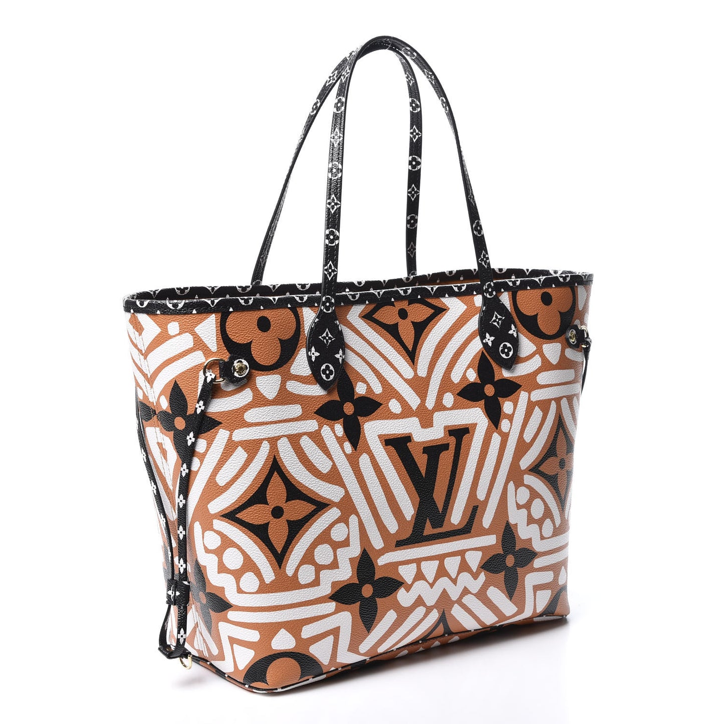 Monogram Giant Crafty Neverfull MM Creme Caramel