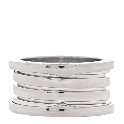 Bulgari 18K White Gold B.Zero1 Four-Band Ring 55 7.25 3 of 5