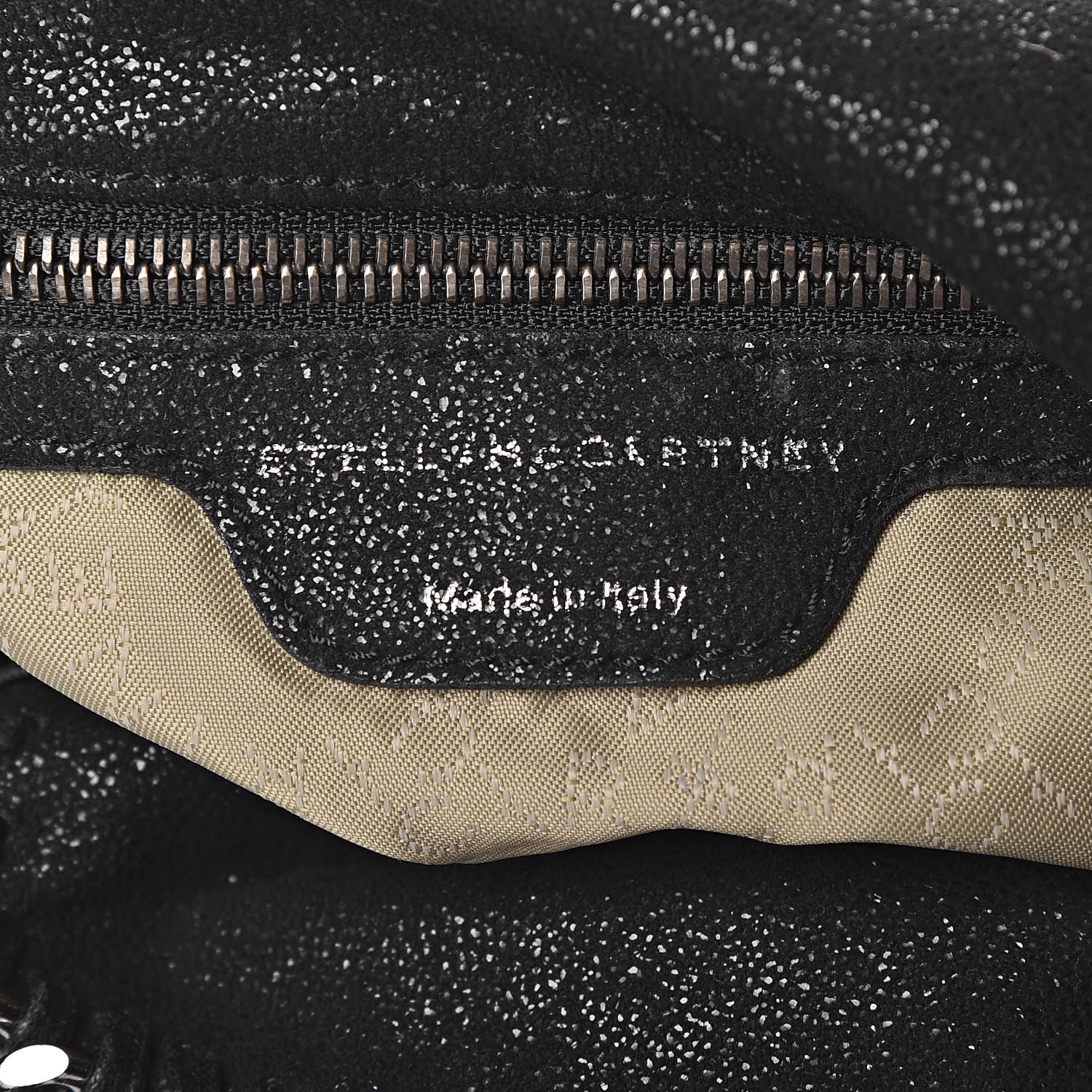 Stella McCartney Shaggy Deer Falabella Fold Over Tote Black 7 of 12