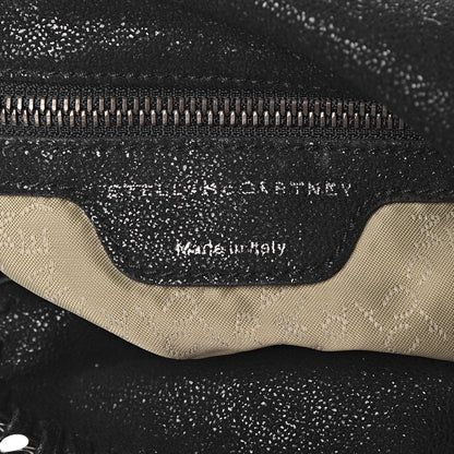 Stella McCartney Shaggy Deer Falabella Fold Over Tote Black 7 of 12