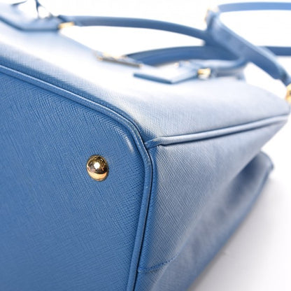 Prada Saffiano Lux Small Tote Cobalto 11 of 13