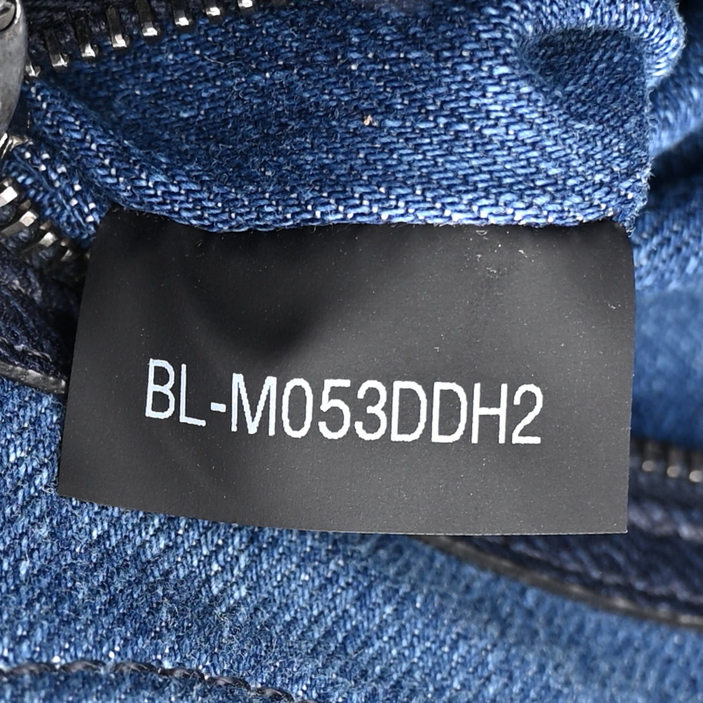 Denim Medium Guitar Strap Rockstud Rolling Flap Saddle Bag
