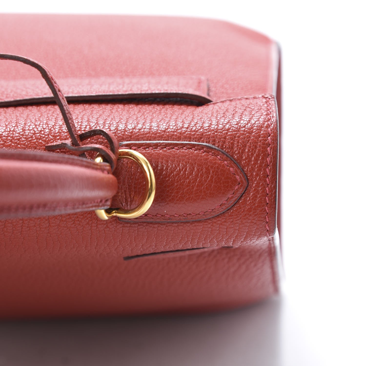 Hermes Chevre Mysore Kelly Sellier 28 Vermillion 7 of 37
