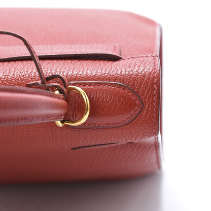 Hermes Chevre Mysore Kelly Sellier 28 Vermillion 7 of 37