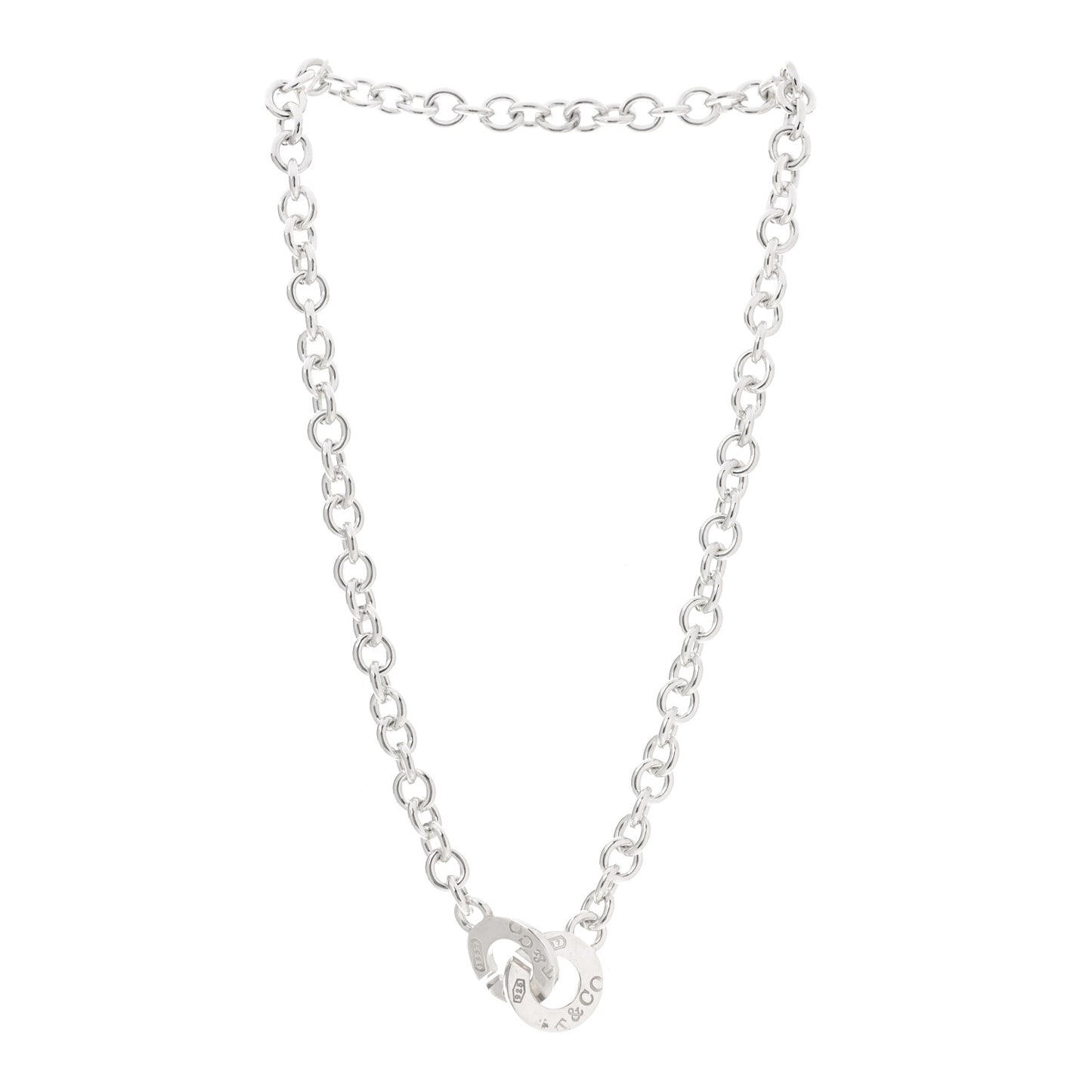 Sterling Silver 1837 Circle Clasp Necklace