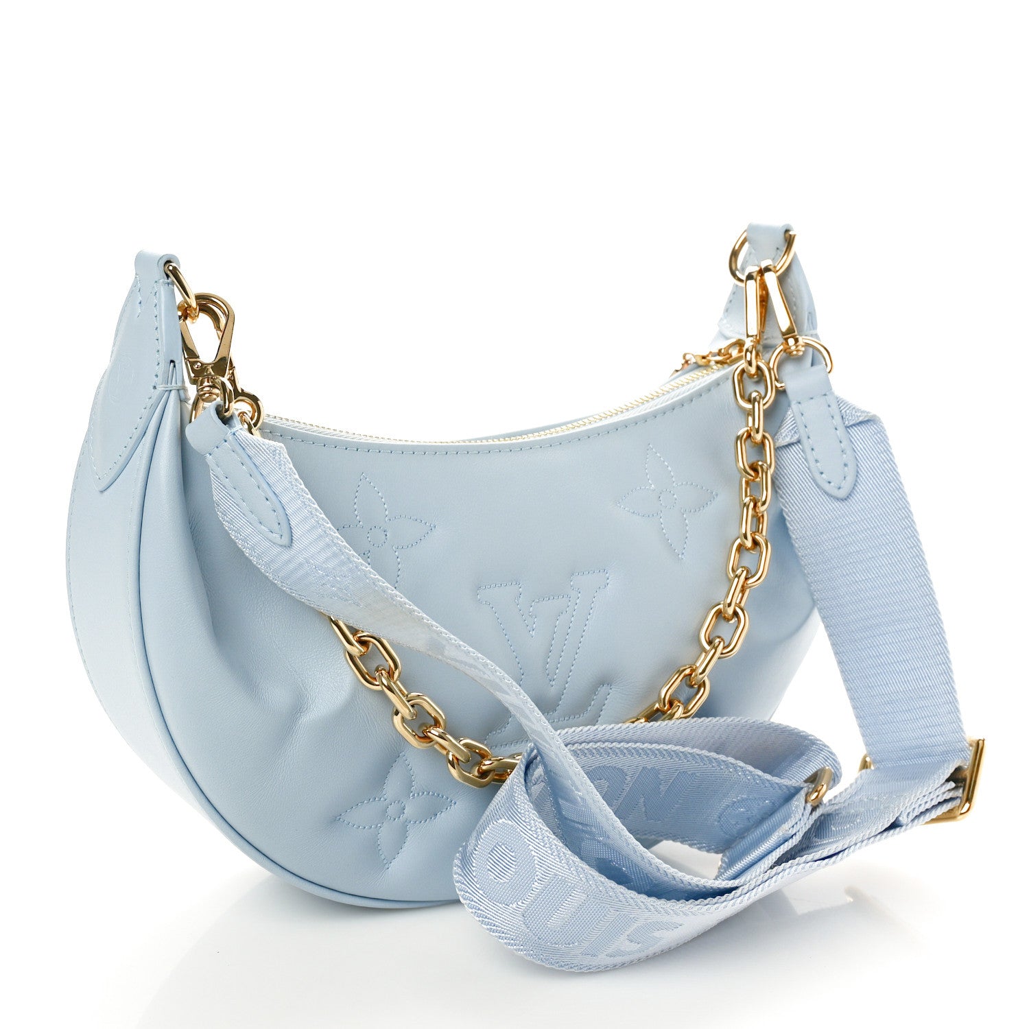 Louis Vuitton Calfskin Bubblegram Over The Moon Ice Blue 3 of 9