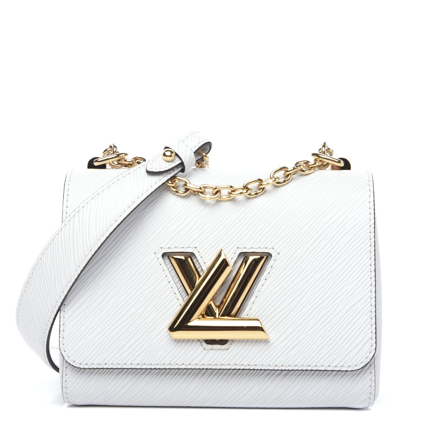 Epi Twist Shoulder Bag PM White