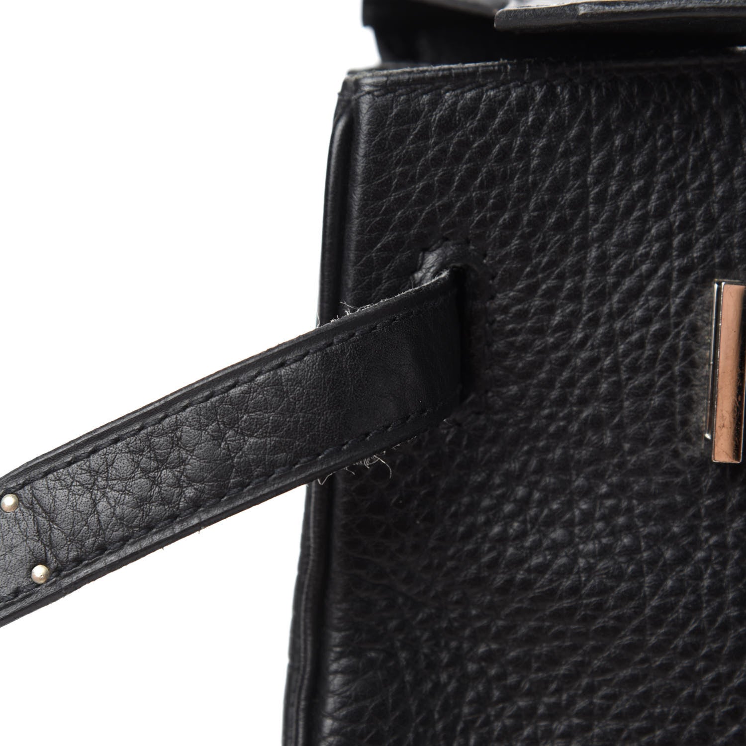 Hermes Taurillon Clemence Birkin 30 Black 9 of 13