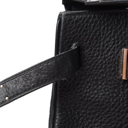 Hermes Taurillon Clemence Birkin 30 Black 9 of 13