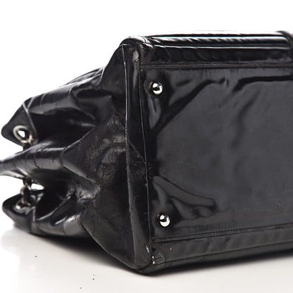 Chanel Vinyl Coco Ming Tote Black 17 of 24