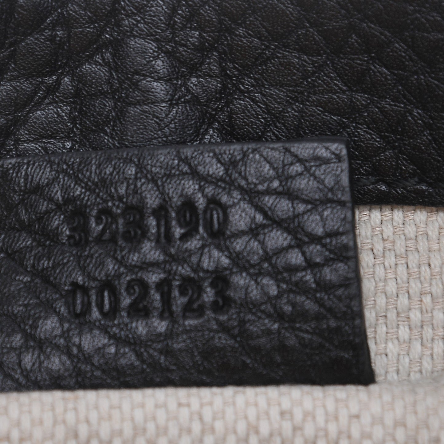 Pebbled Calfskin Small Soho Flap Crossbody Black