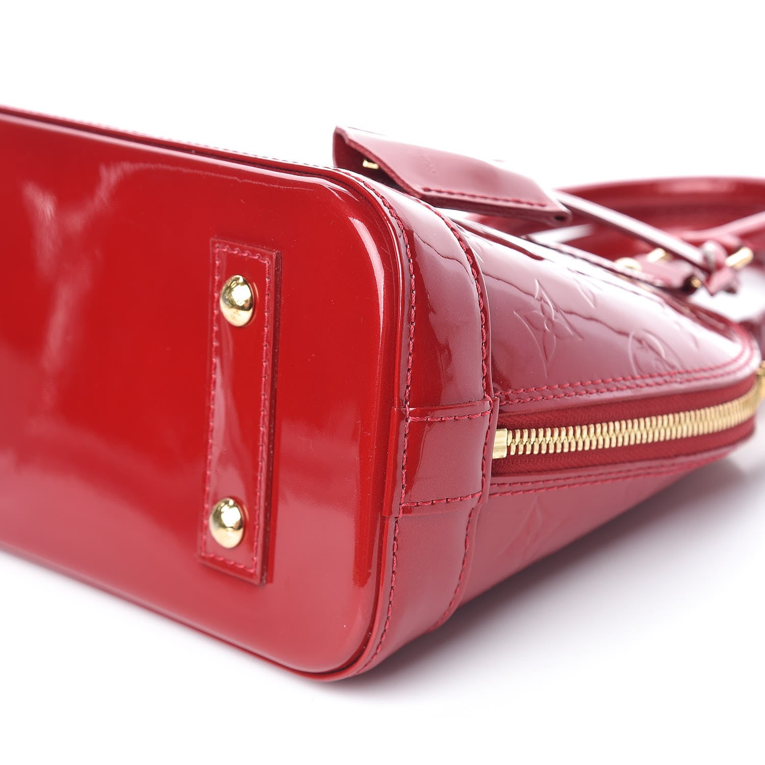 Louis Vuitton Vernis Alma BB Pomme D'Amour 5 of 9