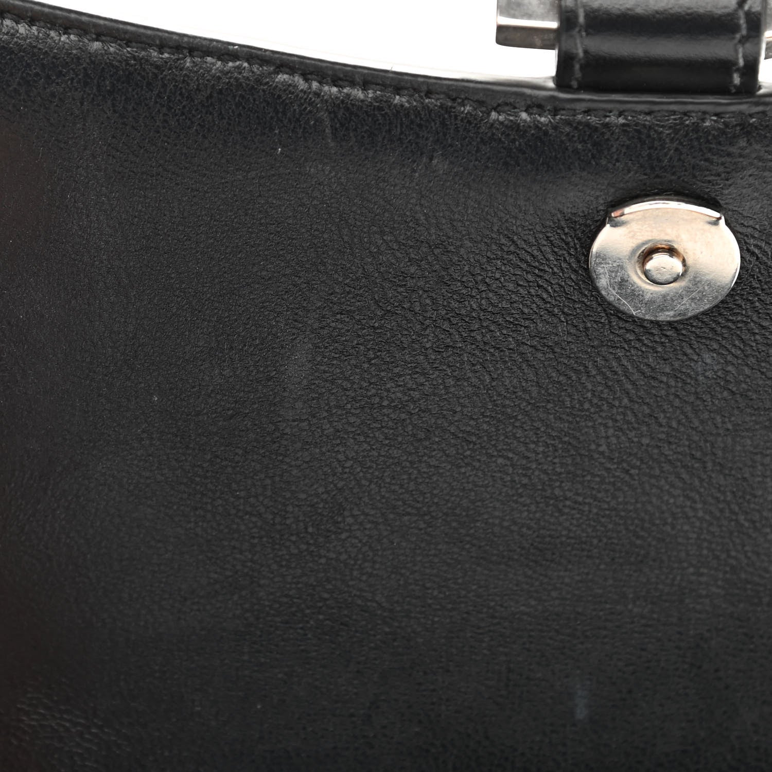 Balenciaga Box Calfskin Graffiti Logo Hourglass Top Handle Bag XS Black Silver 12 of 12