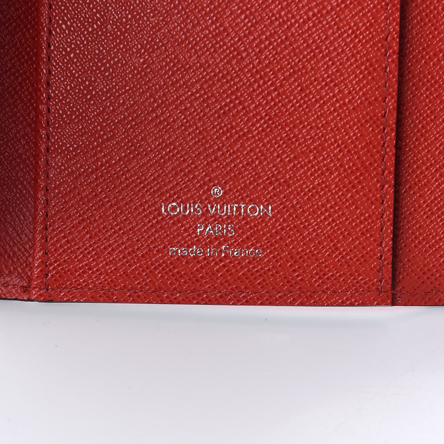 Epi Twist Compact Wallet Coquelicot