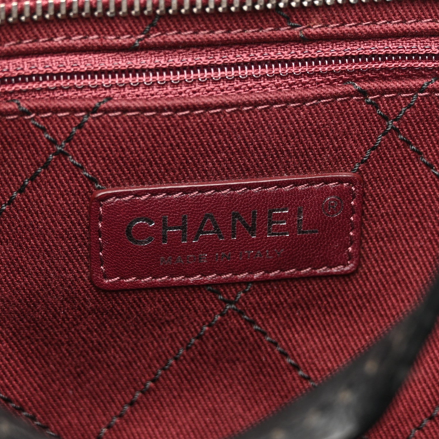 Chanel Grained Calfskin Large Shopping Fever Tote Black 7 of 14
