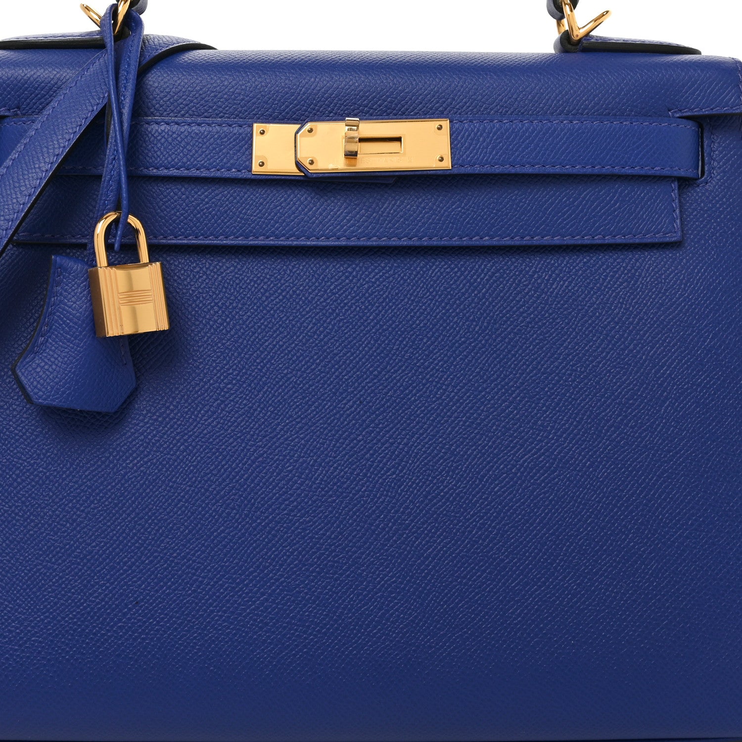 Hermes Epsom Kelly Sellier 28 Bleu Electrique 7 of 9