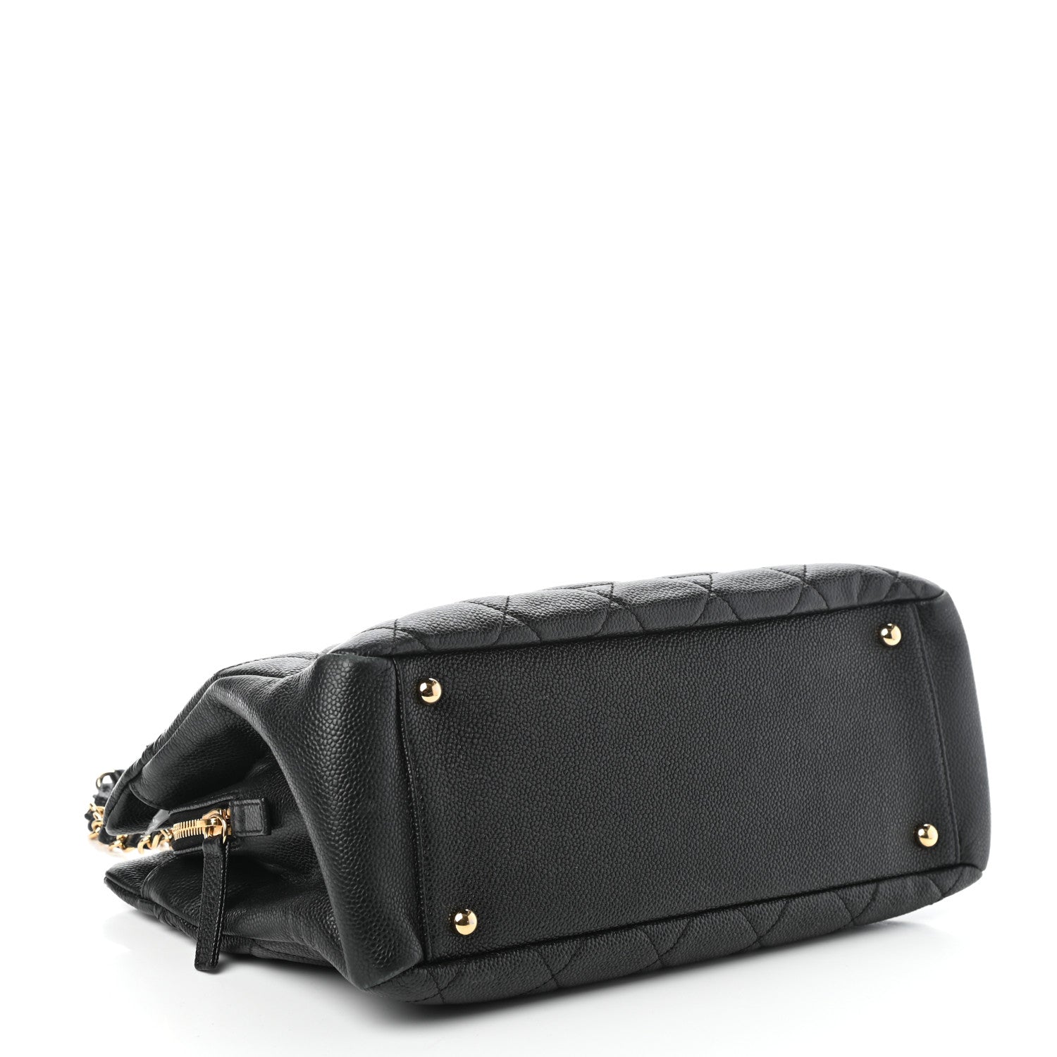 Chanel Caviar Quilted CC Timeless Tote Black 4 of 9