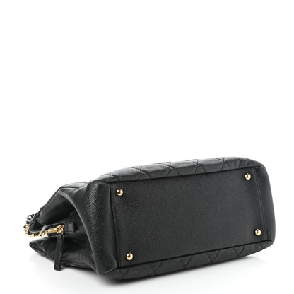 Chanel Caviar Quilted CC Timeless Tote Black 4 of 9