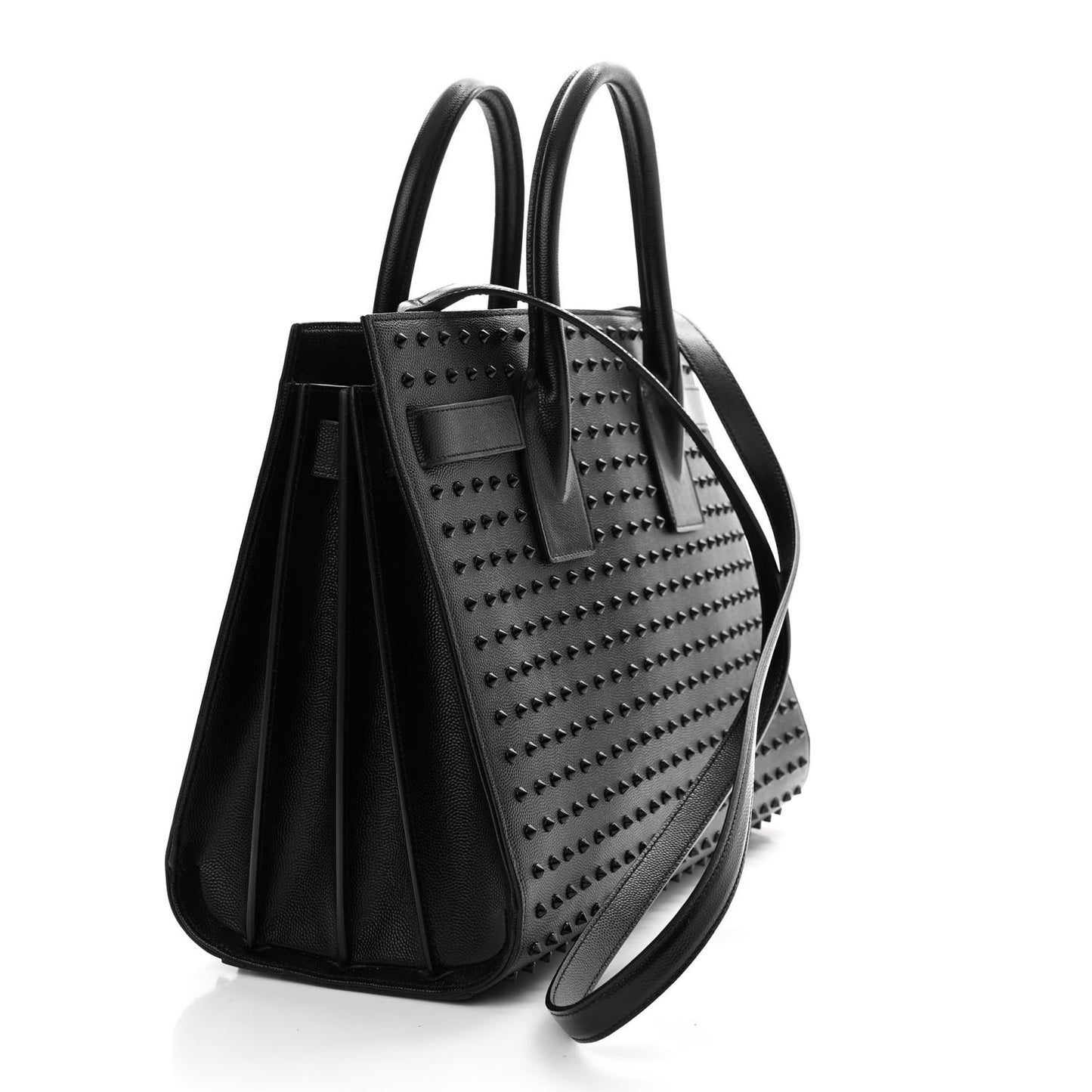 Grain De Poudre Studded Small Sac De Jour Black