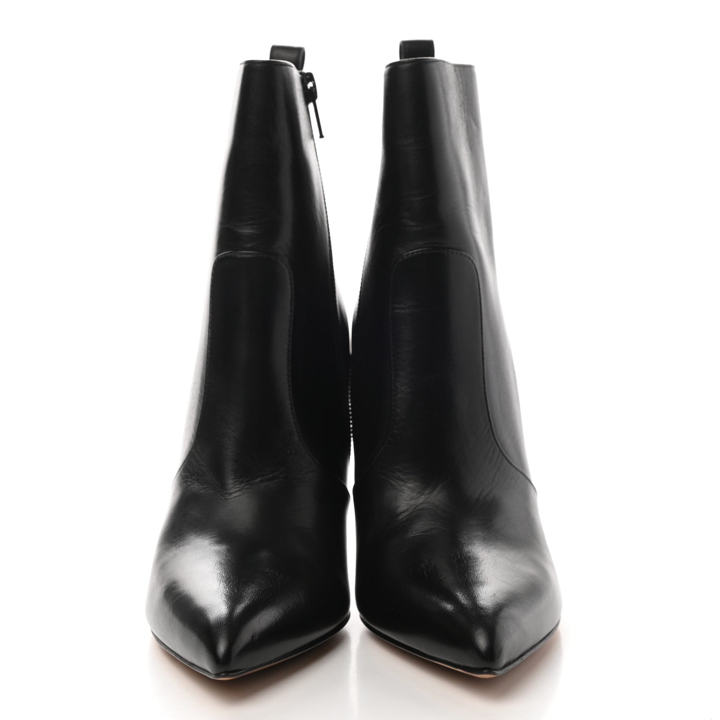 Calfskin Rockstud Ankle Booties 37 Black
