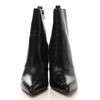 Valentino Garavani Calfskin Rockstud Ankle Booties 37 Black 2 of 8