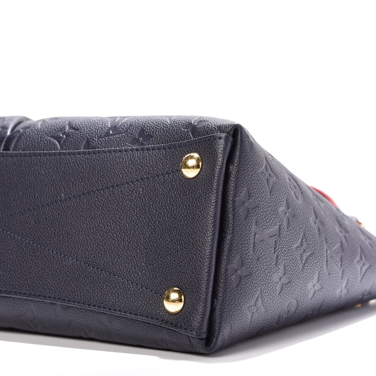 Empreinte V Tote MM Marine Rouge