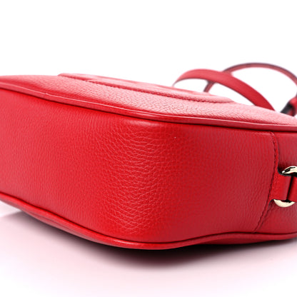 Gucci Pebbled Calfskin Small Soho Disco Bag Tabasco Red 10 of 10