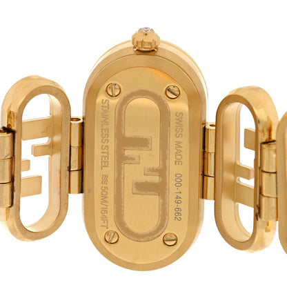 Fendi Stainless Steel Diamond Bezel 28mm O'Clock Quartz Watch 4 of 4