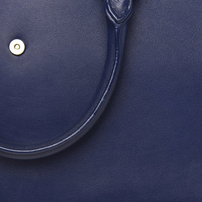 Saint Laurent Smooth Calfskin Small Monogram Cabas Navy 11 of 15