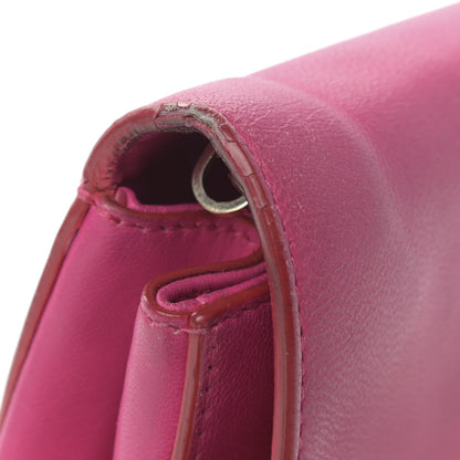 Versace Calfskin Palazzo Chain Evening Bag Pink 13 of 14