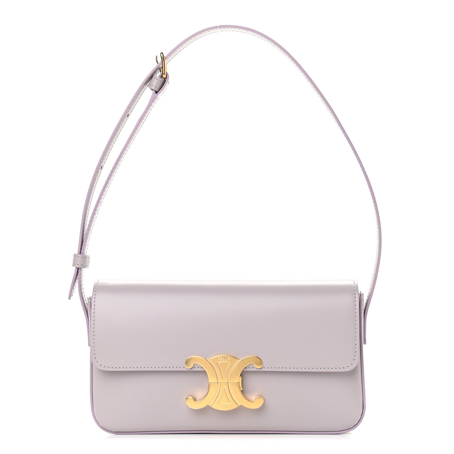 Celine Shiny Calfskin Triomphe Peony 1 of 9
