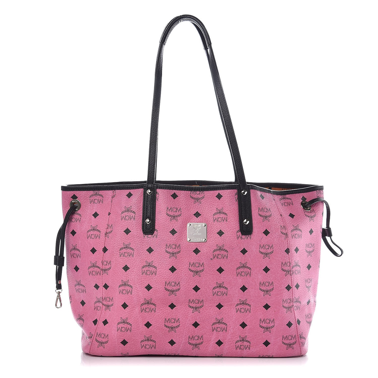 MCM Visetos Medium Liz Reversible Shopper Tote Pink 1 of 18