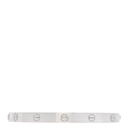 Cartier 18K White Gold LOVE Bracelet 20 1 of 6