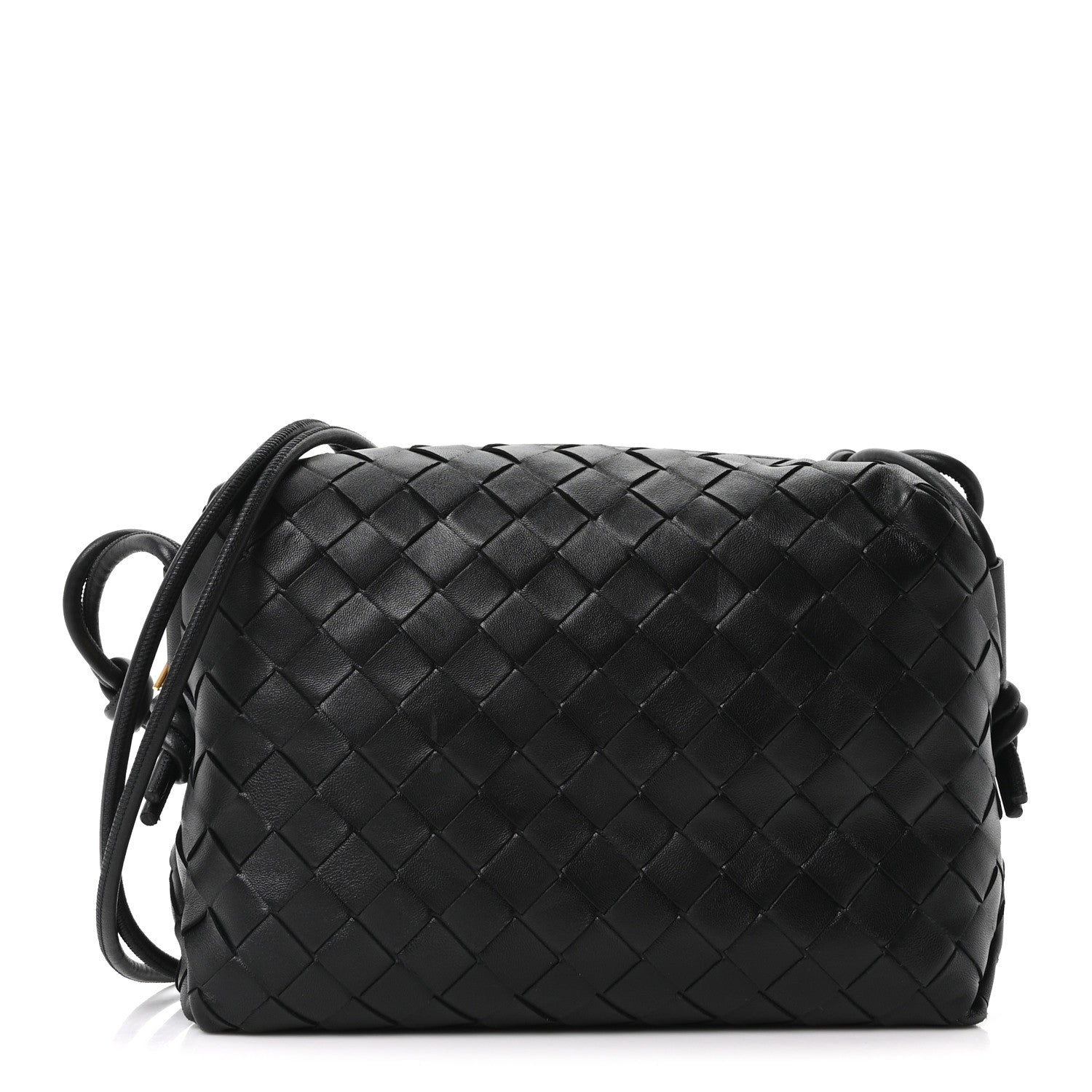 Bottega Veneta Nappa Intrecciato Small Loop Camera Bag Black 1 of 10