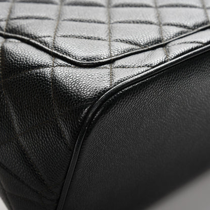 Chanel Caviar Quilted Medallion Tote Dark Green 10 of 11