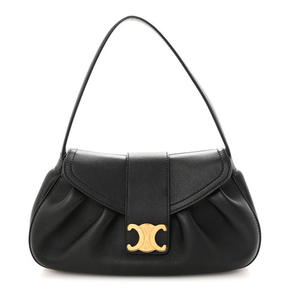 Celine Supple Grained Calfskin Medium Polly Black 1 of 9