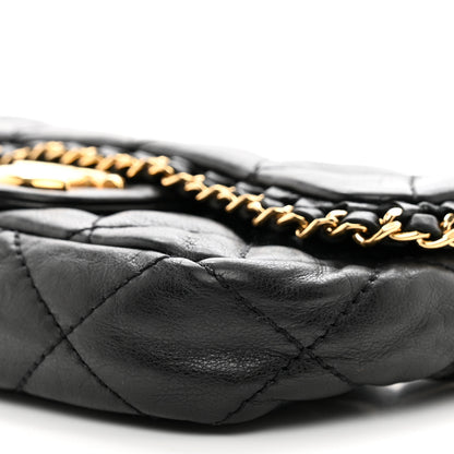 Chanel Calfskin Mini Chain Me Flap Black 10 of 12