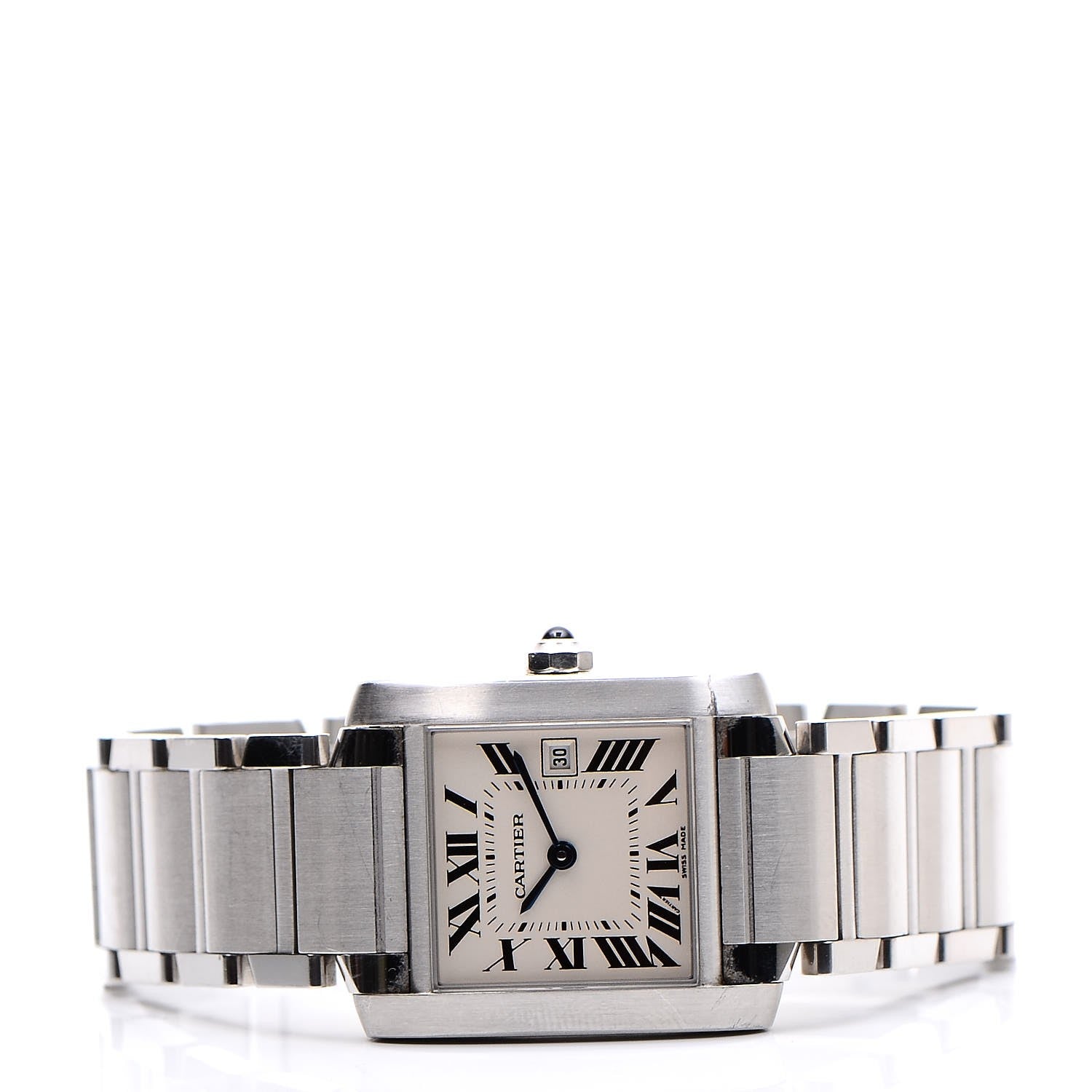 Cartier Stainless Steel 25mm Tank Francaise Quartz Watch 3 of 6