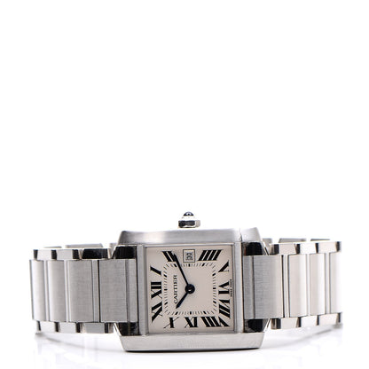 Cartier Stainless Steel 25mm Tank Francaise Quartz Watch 3 of 6