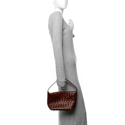 Bottega Veneta Calfskin Nappa Intrecciato Mini Wallace Sapele 2 of 10