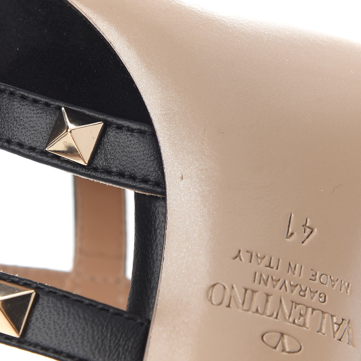 Valentino Garavani Suede Nappa Rockstud 90mm Cage Mules 41