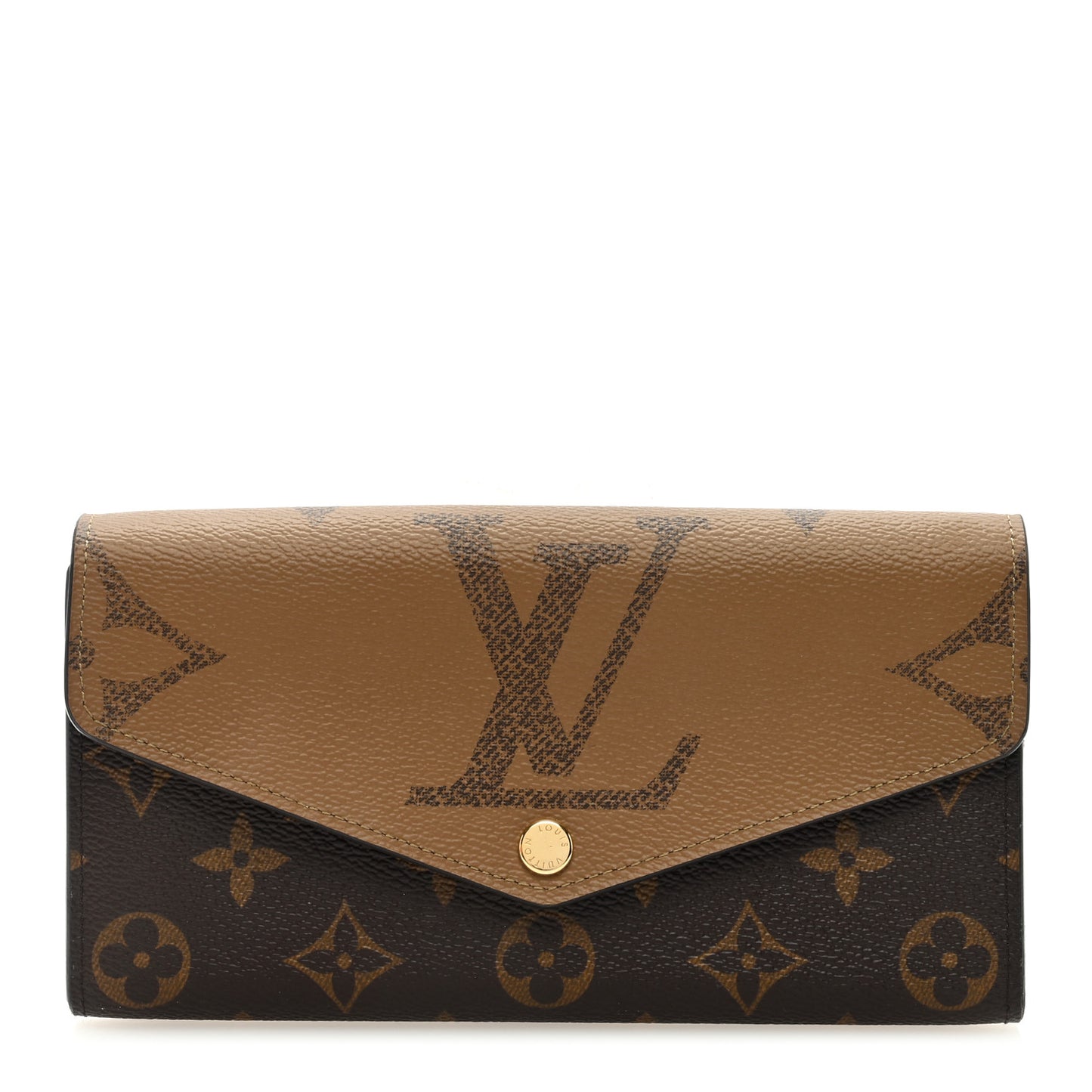Reverse Monogram Giant Sarah Wallet