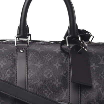 Louis Vuitton Monogram Eclipse Keepall Bandouliere 45 9 of 9