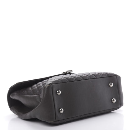 Saint Laurent Sheepskin Tri-quilt Monogram Large College Satchel Asphalt 4 of 18