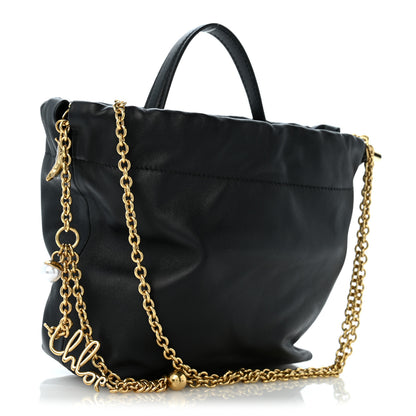 Chloe Lambskin Mini Icons Bucket Bag Black 3 of 10